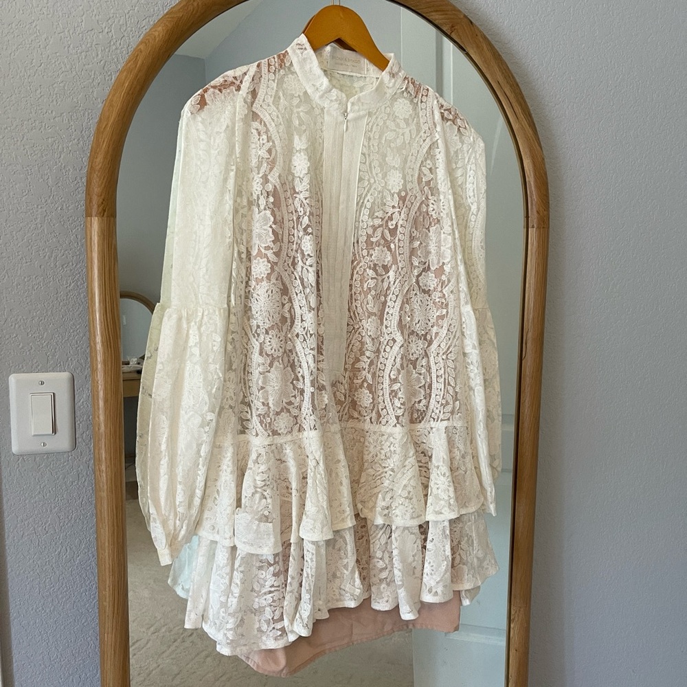 Bronx and Banco white dress